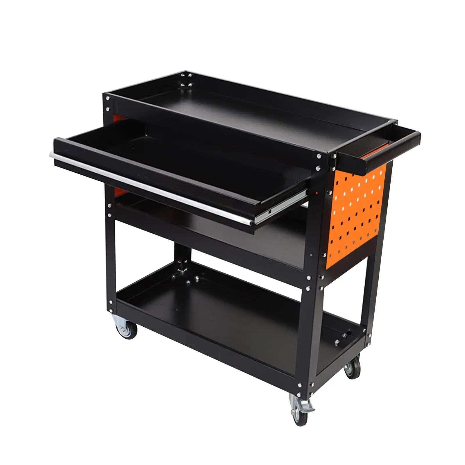 Carrello portautensili a 3 livelli carrello portautensili carrello portaoggetti con ruote carrello portautensili carrello portaoggetti per magazzino Garage