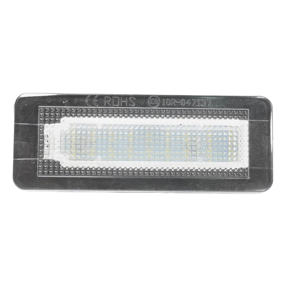 2PCS LED License Plate Lights With Canbus Controller White For Smart Fortwo Coupe Cabrio 450 451 Car Signal Lights Accessory