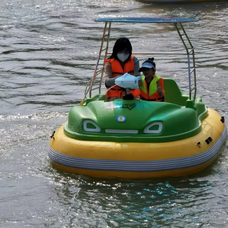 Direct Cheap Price Water Park Boat Scenic Spot Sightseeing Electric Bumper Boat With Electric Leisure Engine Motor