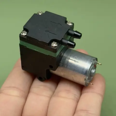 소형 진공 펌프 DC2-5V, 85mA 마이크로 공기 펌프, 650ml/분 유량-400mbar 진공도, 가스 감지 샘플링 펌프