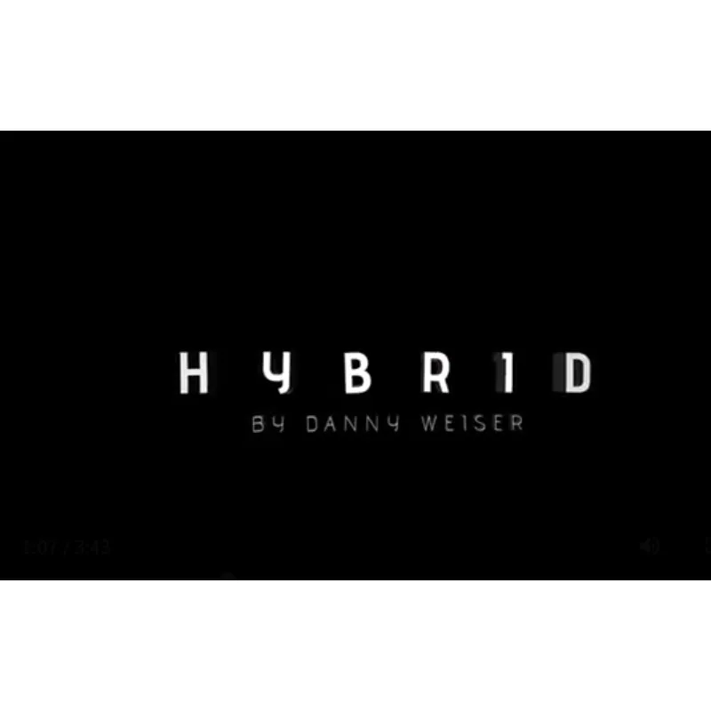 

HYBRID (уловки и онлайн-инструкции) Карт Дэнни Вейзера Волшебные трюки Крупным планом Волшебные забавные магические реквизиты Иллюзии фокусника
