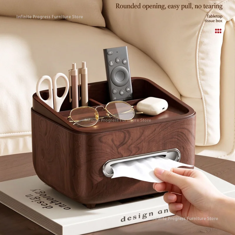 Modern Homestay Tissue Boxes Napkin Holder Restaurant Desktop Tissue Boxes Simplicity Plastic Home Caixa De Lenços MH40ZJH