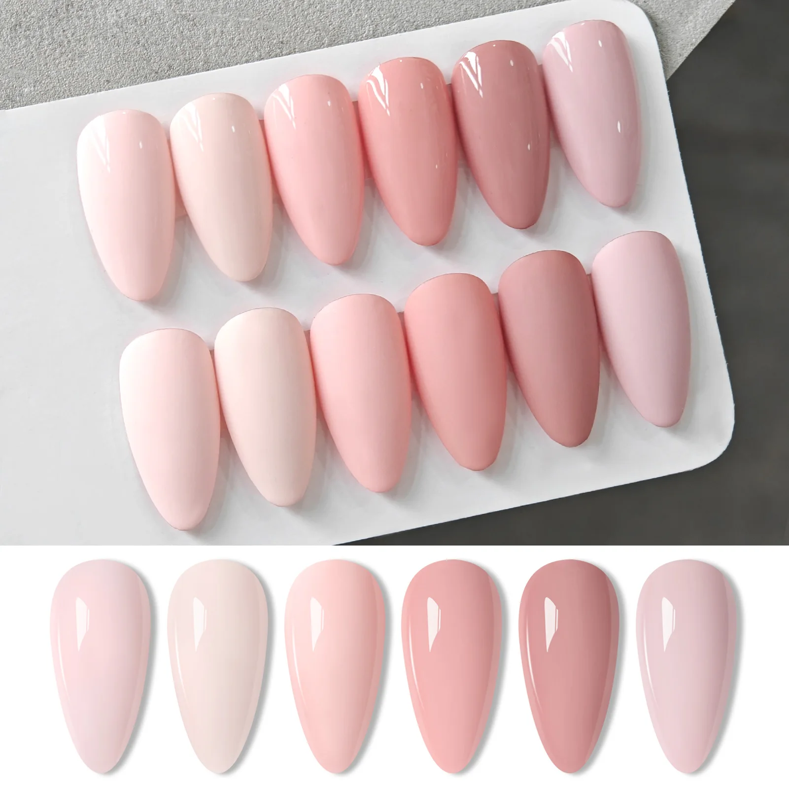 BORN PRETTY 10 ml 9 pièces rose paillettes Gel vernis à ongles ensemble tremper UV Kit Semi Permanent tout pour Salon de manucure maison bricolage vernis