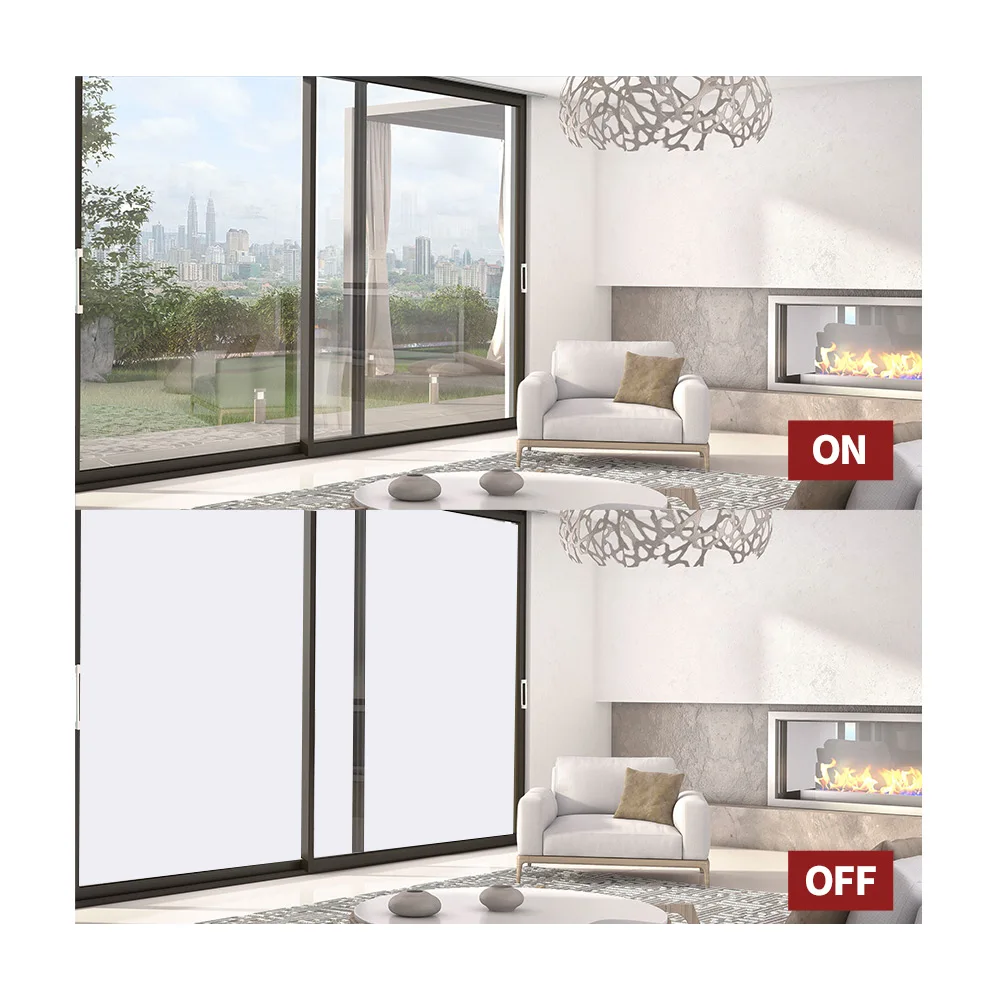 

Настраиваемая умная стеклянная пленка, переключаемая умная стеклянная оконная пленка, пульт дистанционного управления для окон и дверей 10x16 см