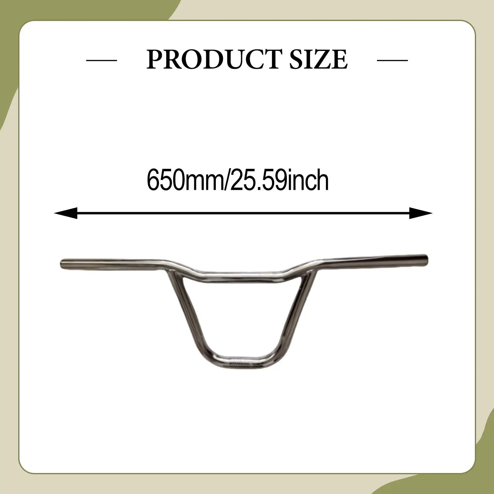 Bicycle Handlebar Comfortable Grip Riser Bar for Biking Maintenance Upgrade