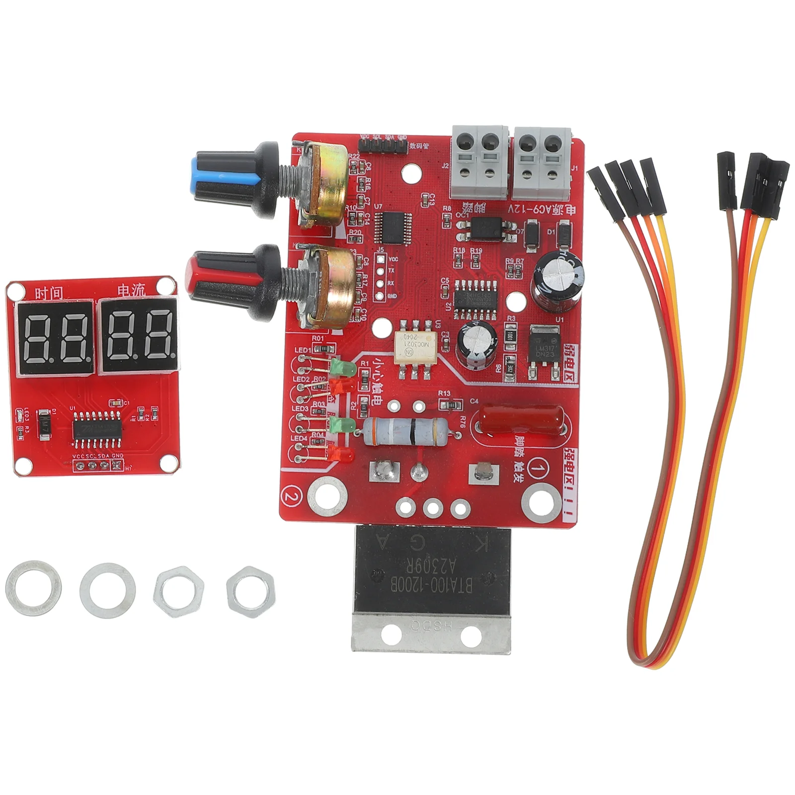 Controller Welder Machine Time Board PCB Circuit Welding Device Panel Digital Spot Electronic Current DIY