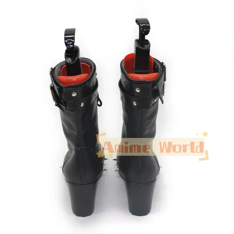 qq 123Hololive Virtual YouTuber Hololive -Advent- EN Shiori Novella Scarpe Cosplay Stivali di Carnevale di Halloween Realizzati su misura