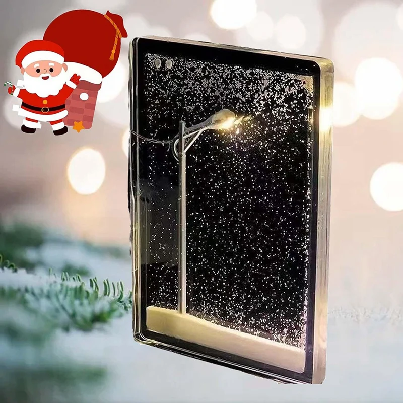 ABPQ-Snow Lamp Night Lamp Material Package, Snow Scene Road Lamp, Snow Scene Lamp, Snowflake Lamp, Snowflake Lamp DIY