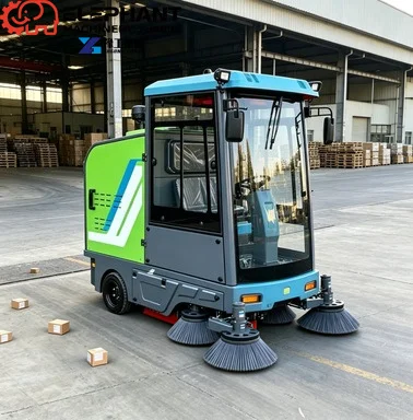 Professional Factory Supply China Diesel Road Sweeper Mechanical Sweepers Floor Sweeper With Sprayer