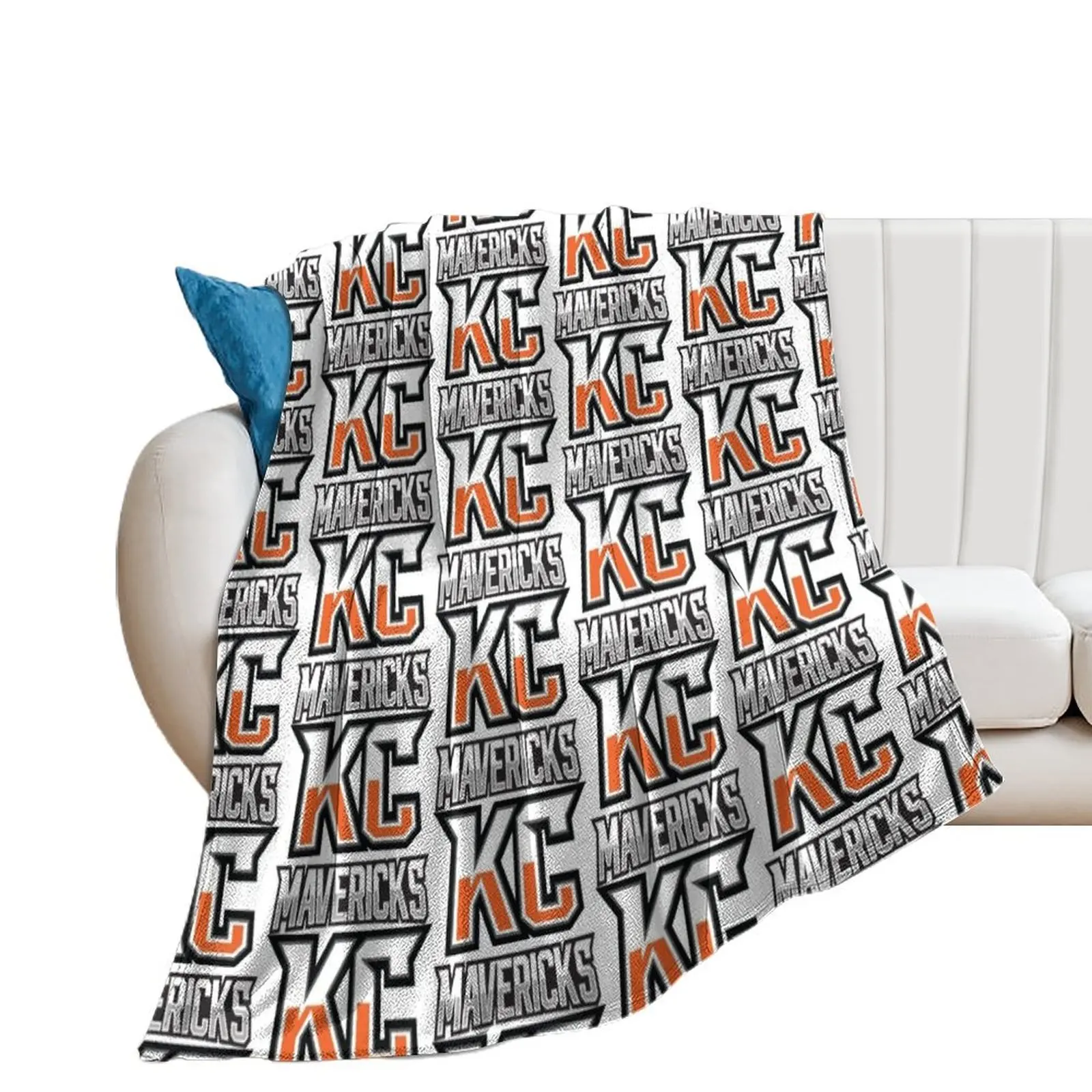 

Kansas City Mavericks Throw Blanket Beach Retros Soft Beds Blankets