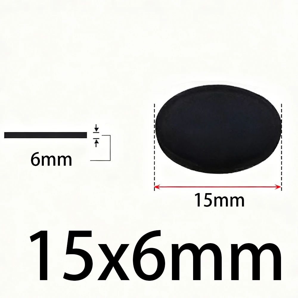 10Pcs Dia 15mm-120mm FKM Sealing Gasket Thickness 6/8/10mm Mechanical Parts Pipeline Joint Circular Gasket Corrosion-Resistant
