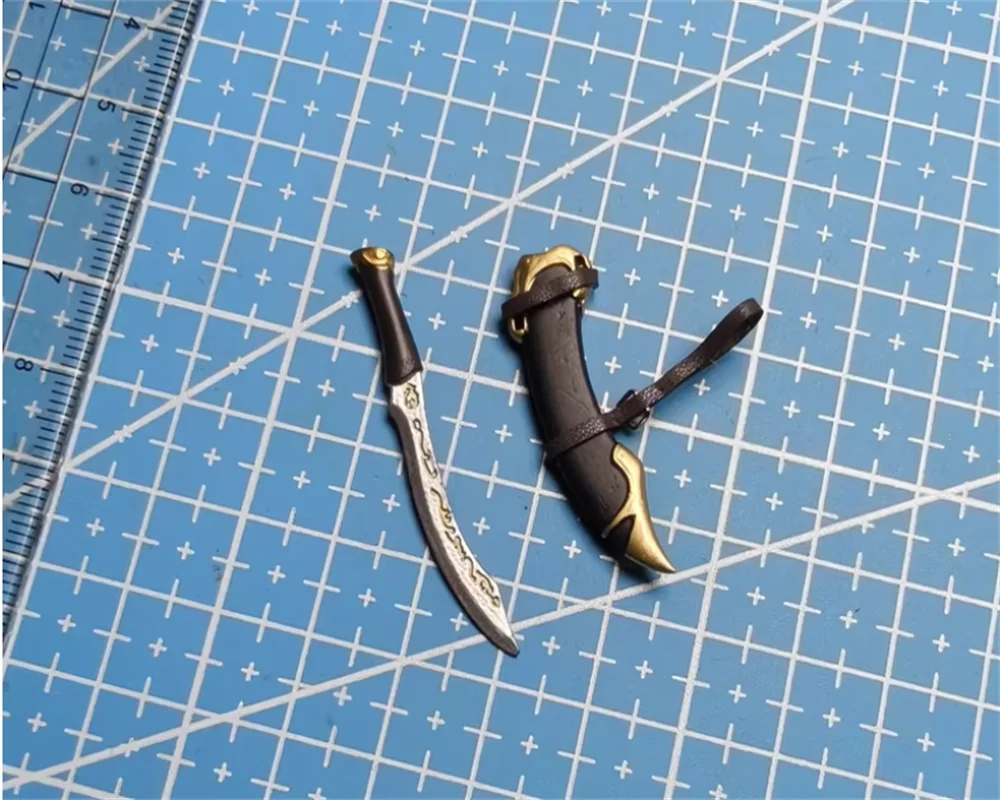 Jouet soldat DYM202403 1/12, couteau court, machette, accessoires de modèle adaptés au corps de figurine d'action de 6 pouces, en Stock