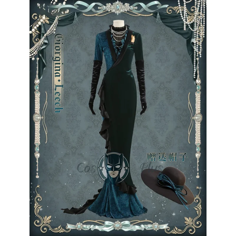 

Game Twisted-Wonderland‌ Adult Cosplay Anime Jade and Floyd's Mother Elegant Dress Uniform Halloween Party Anime Costume