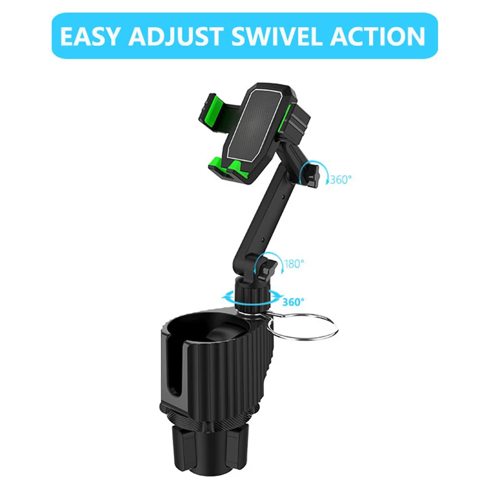 3 In 1 Multifunctional Adjustable Car Cup Holder Expander Adapter Mobile Phone Holder Mount Stand Car Drink Cup Bottle Holder