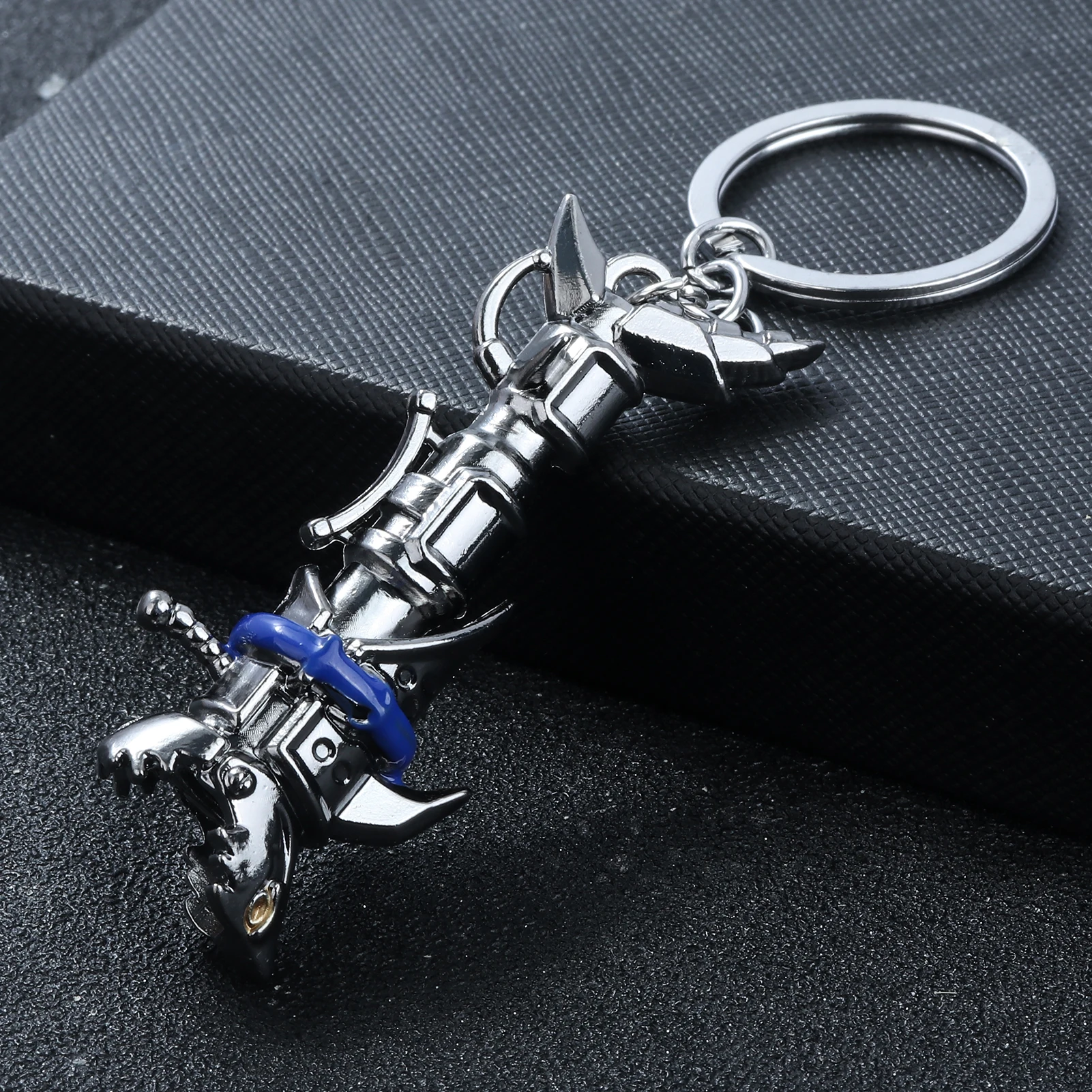 Jinx Keychain Cartoon League of Legends Cannon Pendant Key Chain for Women Men Keyring  Jewelry