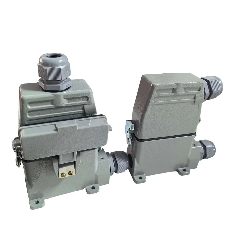Small Size 16 Pins High Base Rectangle Heavy Duty Connector HDC-HA-016 Waterproof Industry Plug and Socket 250V/16A