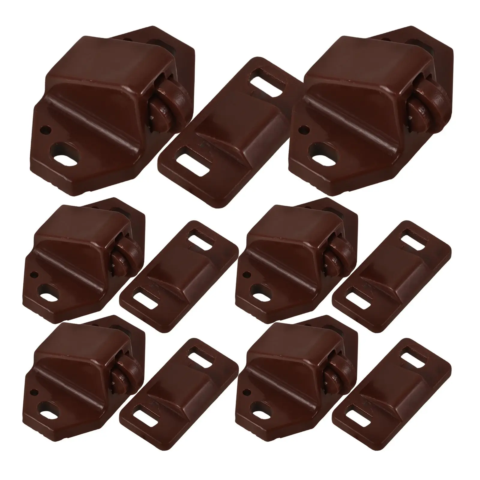 

20 Pcs Door Catches Cabinet Ball Spring Plastic Hidden Latch for Cupboards Furniture Closet Hardware Accessories