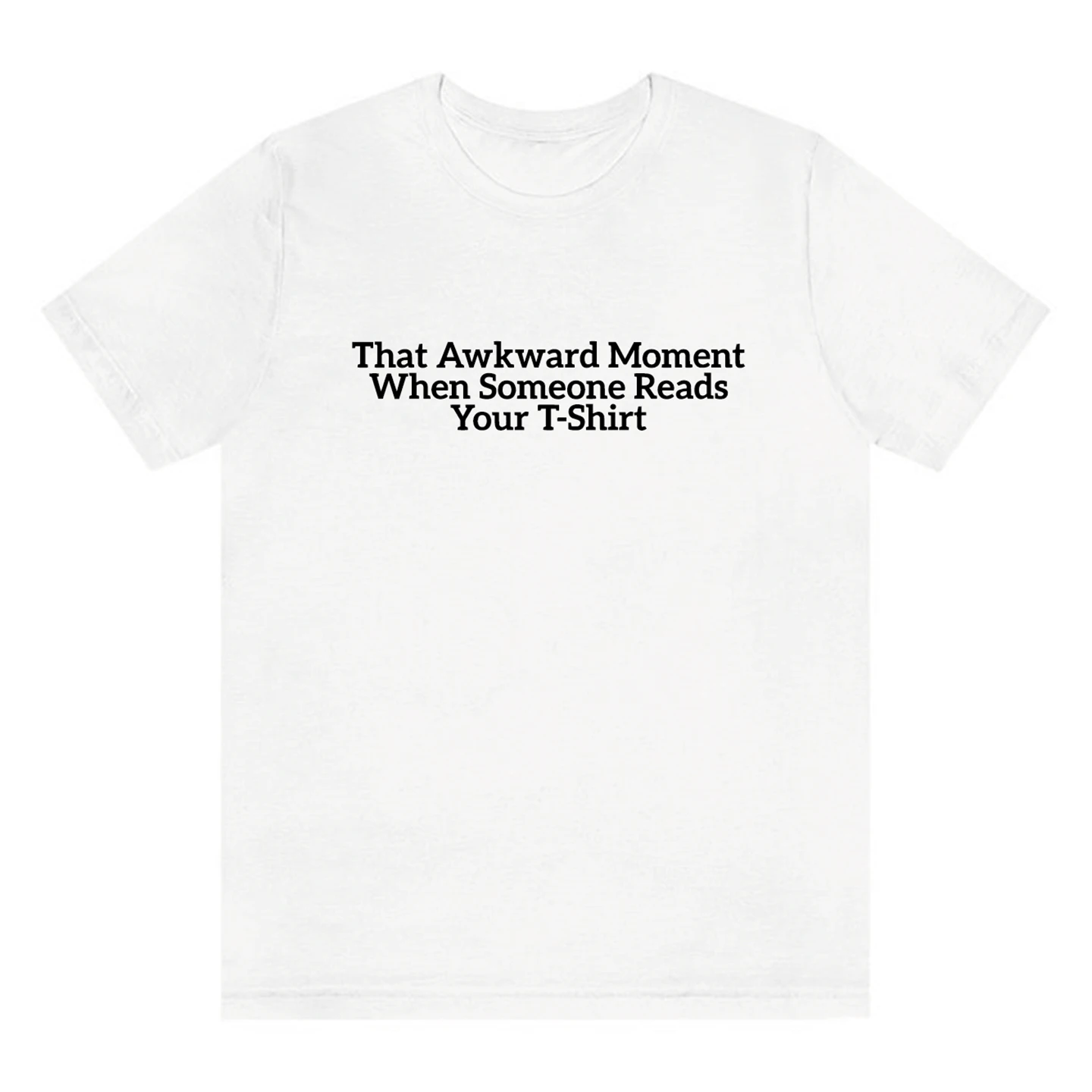 Multiple Styles Unisex Tee That Awkward Moment T-Shirt Summer Tee Aesthetic Unisex T-Shirt Boutique Men Oversize Cotton Shirt