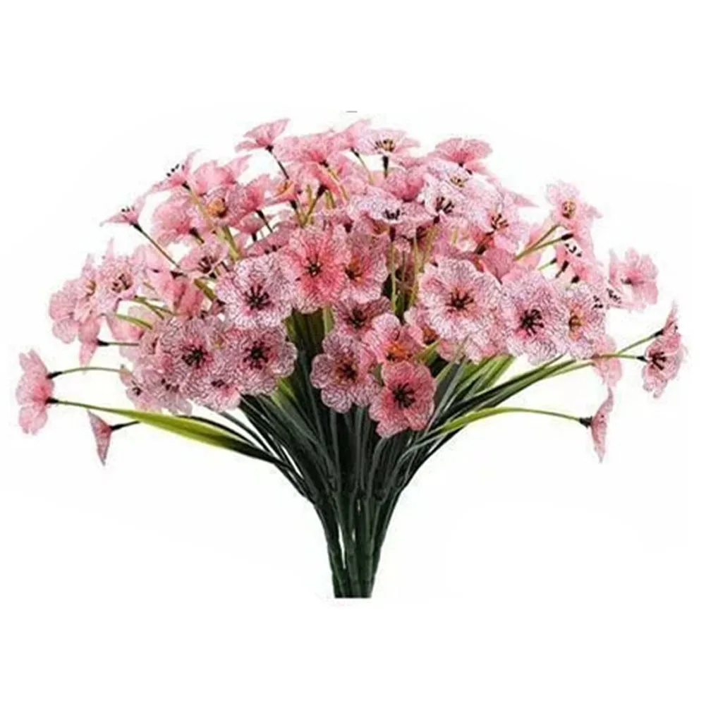 Artificial Flowers Outdoor Artistic Flavor Artificial Flowers Artistic Flavor Cloth Fake Violet Flowers Fake Long Lasting Beauty