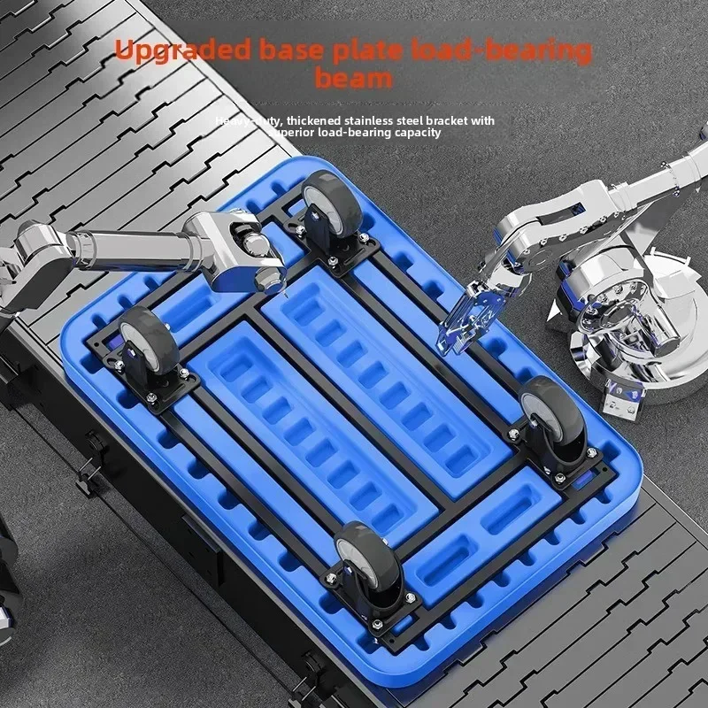 Modern trolley trolley trolley trolley folding light portable household trailer flatbed truck