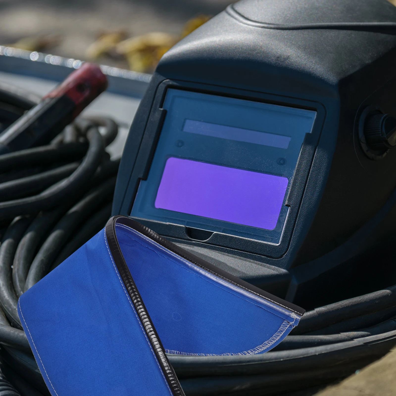 

Welding Neck Cloth Extended Cover for Heavy Duty Guard Accessory with Full Protection Fireproof