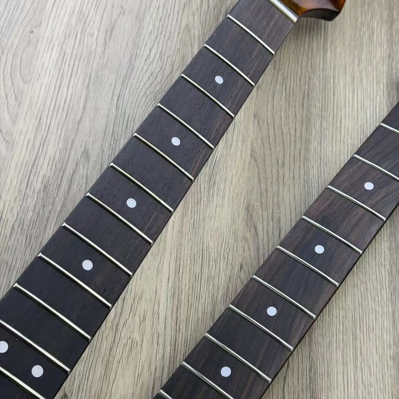 22 Fret ST Neck Stained Gloss Finish Rosewood Fretboard Nickel-silver Anti-corrosion Frets Guitar Part - view 5