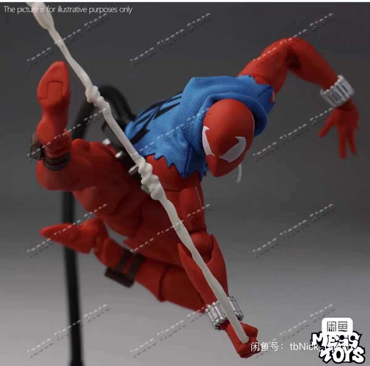 Out of Stock Spider-Man Red and Blue Ultimate Spider-Man Spider-Peter Kane Parker Anime Action Figure Model Toy Christmas Gift
