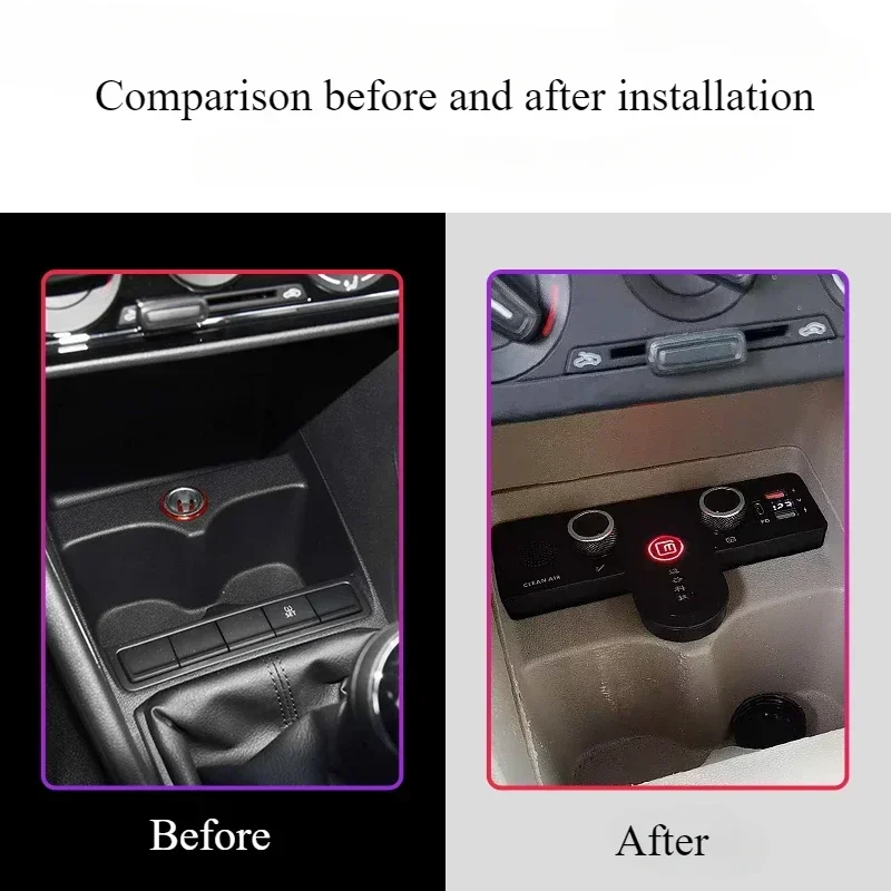 For VW Santana/Jetta/Rapid Spaceback/Rapid Car Charger Cigarette Lighter PD Modified USB Fast Charging Auto Refit Accessories