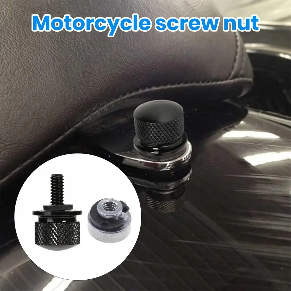 Motorcycle Screw Rust-resistant Easy Installation Seat Bolt Screw Nut Stylish Motorcycle Seat Accessory for Halley