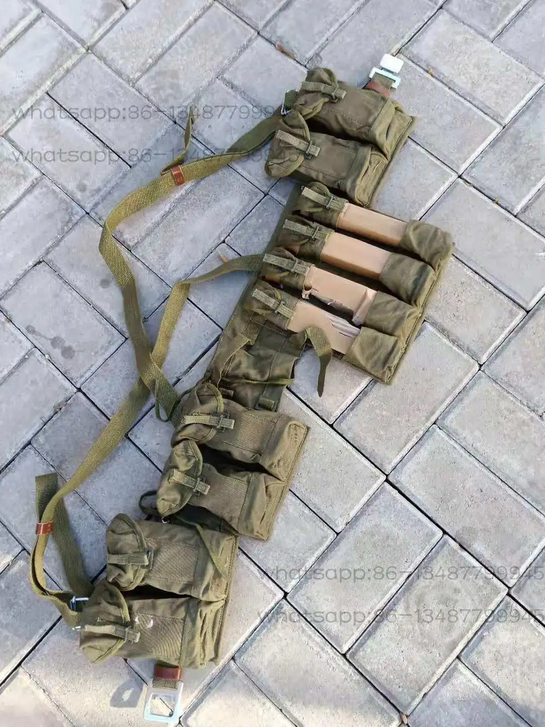 

Тактический жилет-носилка Type 63, многофункциональный, из прочной холщовой ткани, нагрудная сумка, тактическая поясная сумка 71 Years