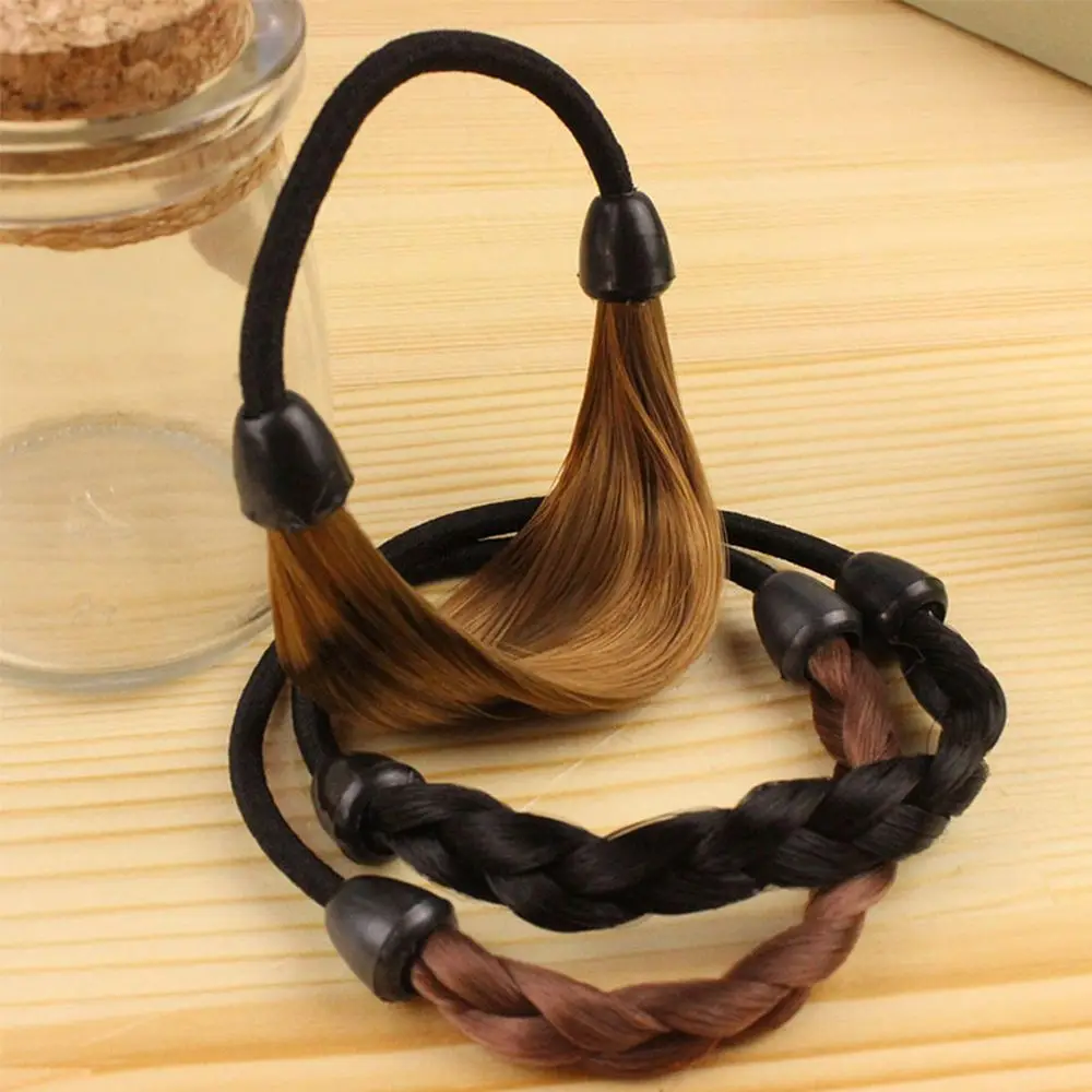 Personality Elastic Synthetic Wig Wig Braid Scrunchie Ponytail Headwear Braid Hair Rope Hair Accessories Wig Hair Rope