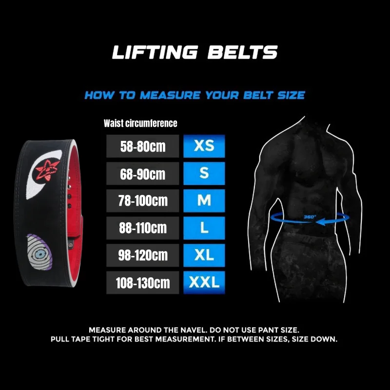 Embroidery Weight Lifting Belt with Double Hole Lever Buckle Powerlifting Belt for Men Women Gym Workout Belt for Deadlift Squat