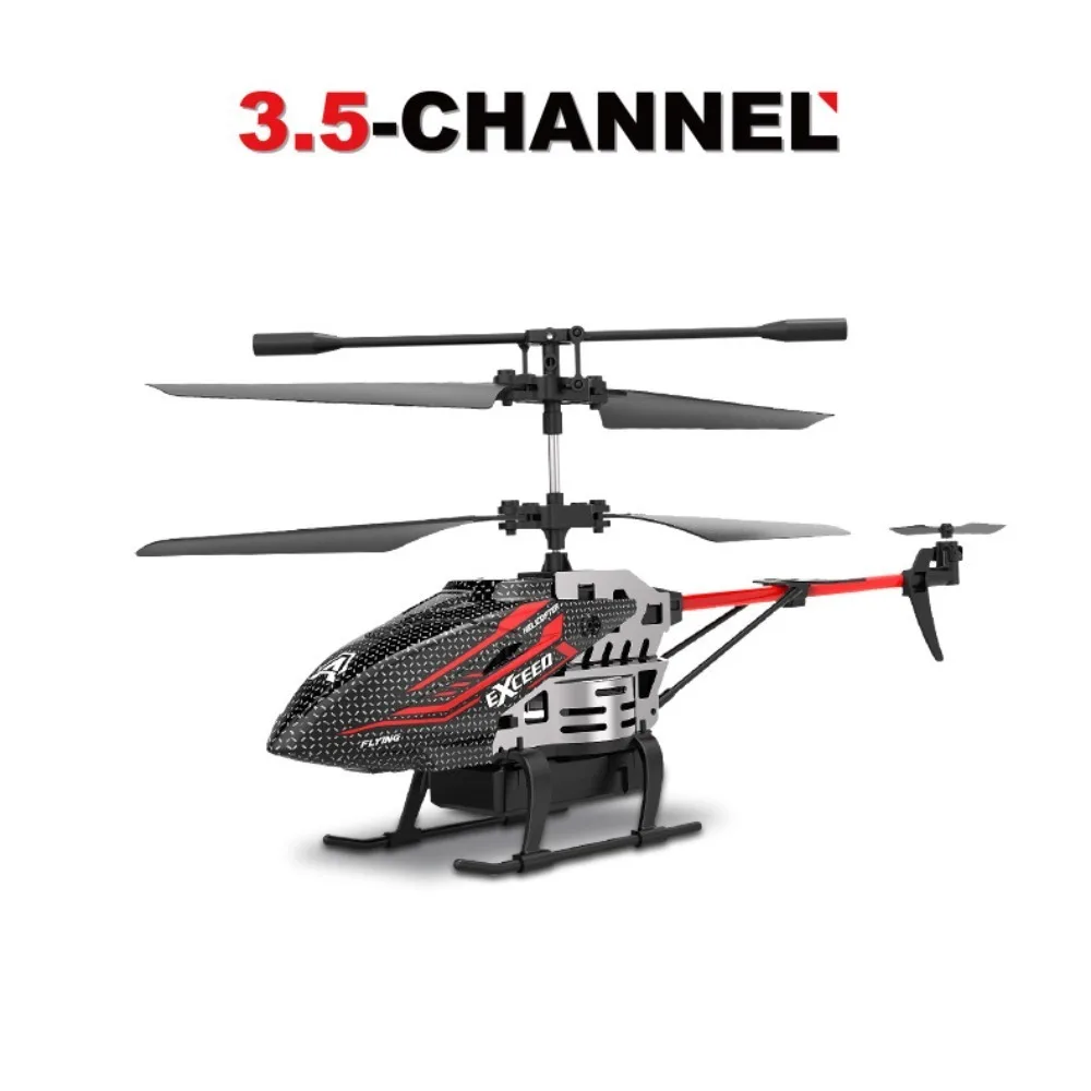 Alloy ABS 7 LED Colors RC Helicopters 3.5CH Red/ Green Remote Control Plane USB Charging Rechargeable Mini RC Plane