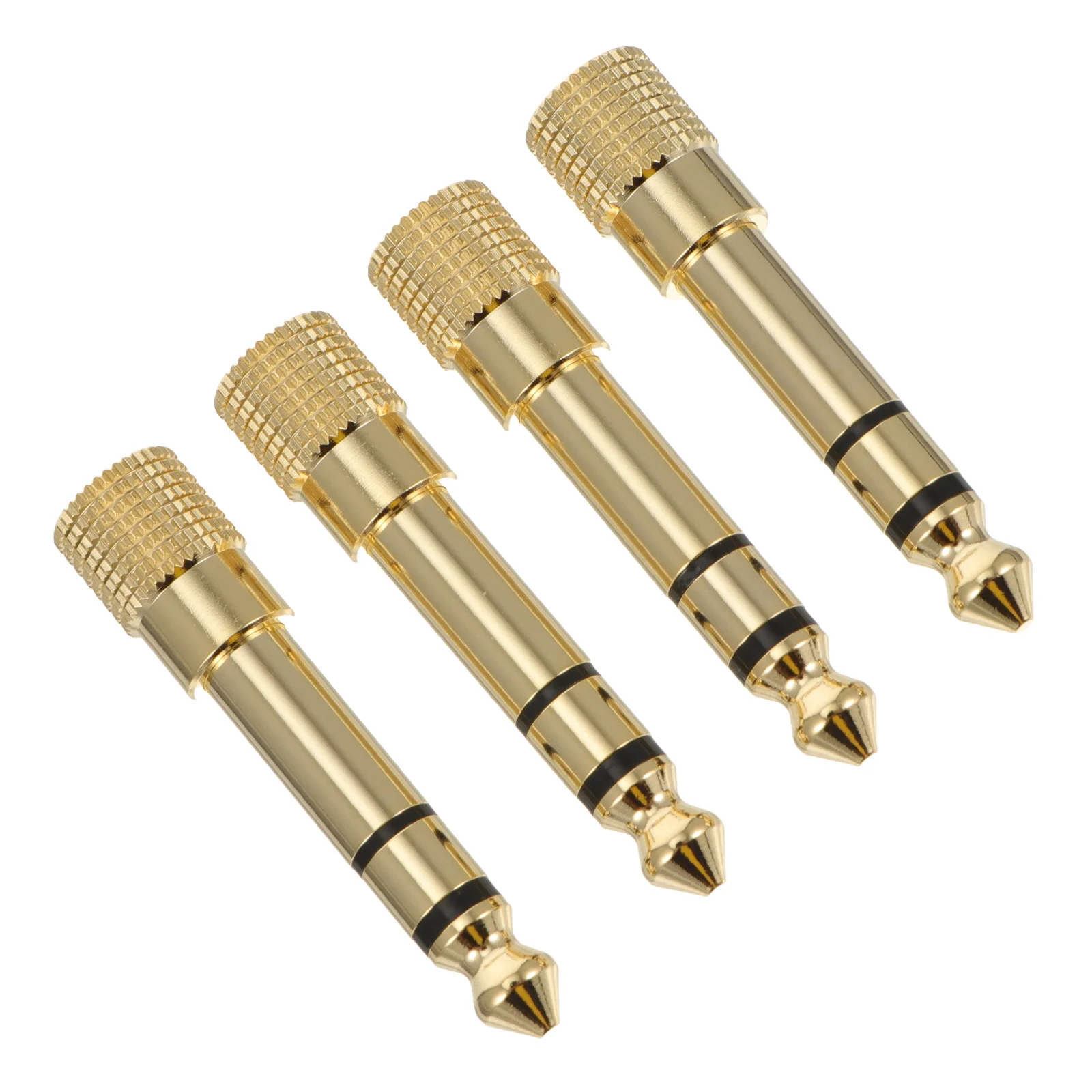 

4 Pcs Adapter Plug Headphone Adaptor Headphones Weave Speaker Connector Copper Jack Converter Earphone Female Stereo