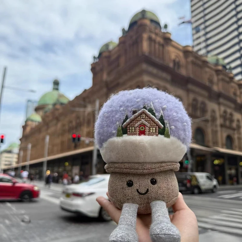 

First Snowflake Plush Toy, Soft Fluffy Stuffed Snowball For Comfort, Cozy Winter Birthday Gift Of Warmth