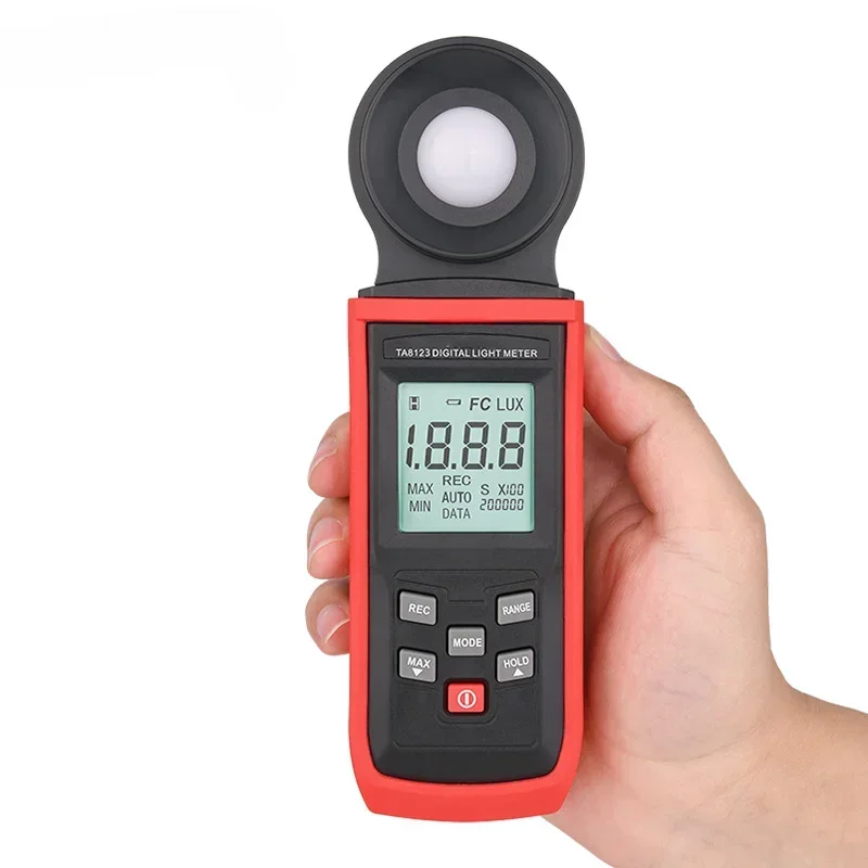 Digital Illuminometer TA8123 Light Meter High Precision Illuminometer Light Meter Luminance Meter