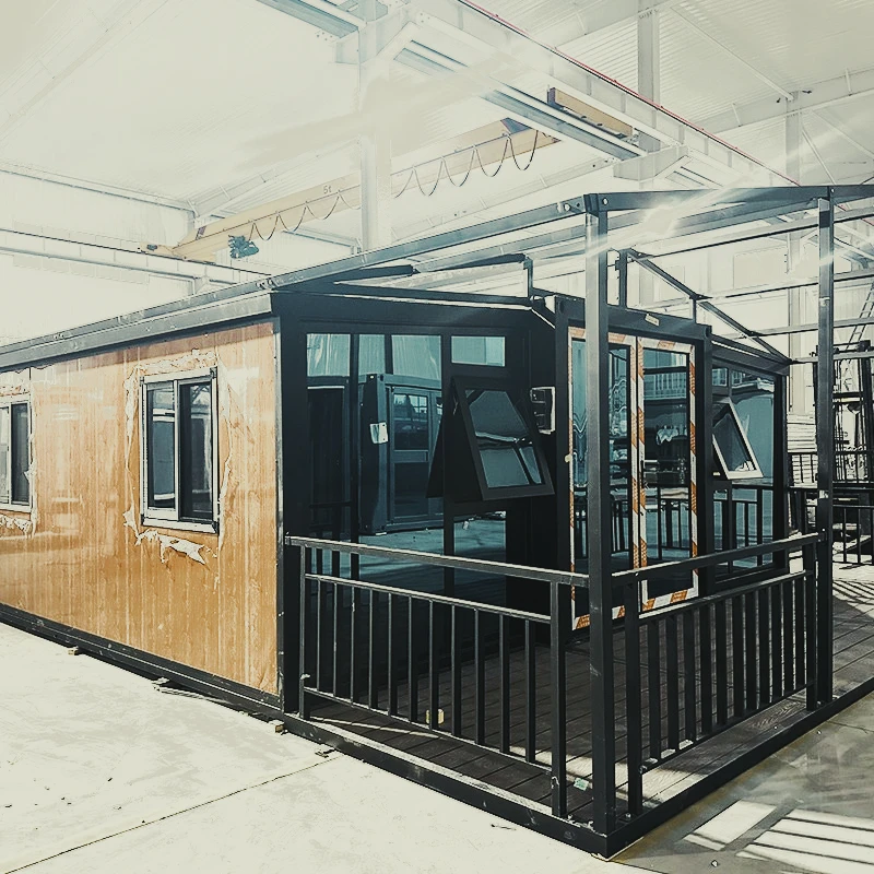Prefabricated Container House Modern Foldable House Quality Steel Structure Extended Container House Hotel Application for Spain