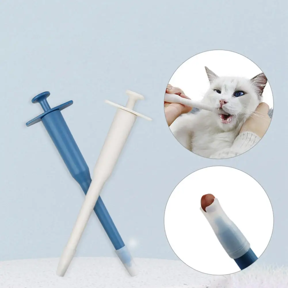 Pet Medicine-Feeder Pill Dispenser Push Dispenser Multipurpose Reusable Medicine Water Milk Syringe Tube For Cats Dogs