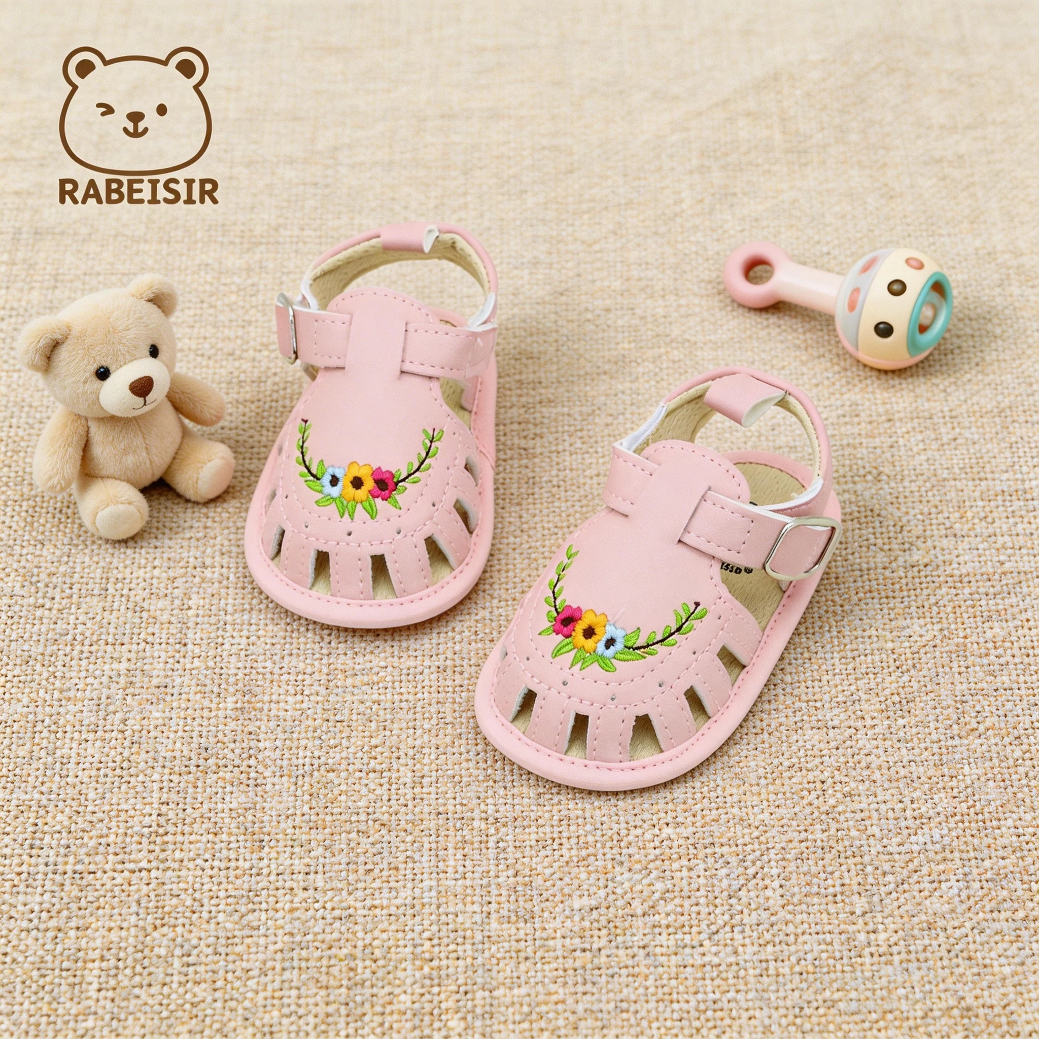 

Spring and summer baby sandals, baby walking shoes, breathable and comfortable, 0-1 year old baby sandals