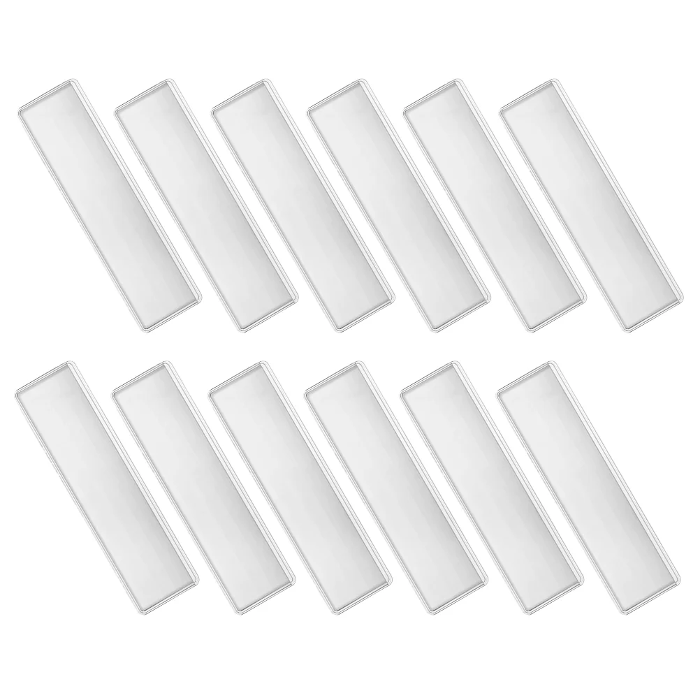25 Pcs Transparent Label Bag Business Cards Holders Self Adhesive Pvc Pocket Sleeve Pockets for Planners Index
