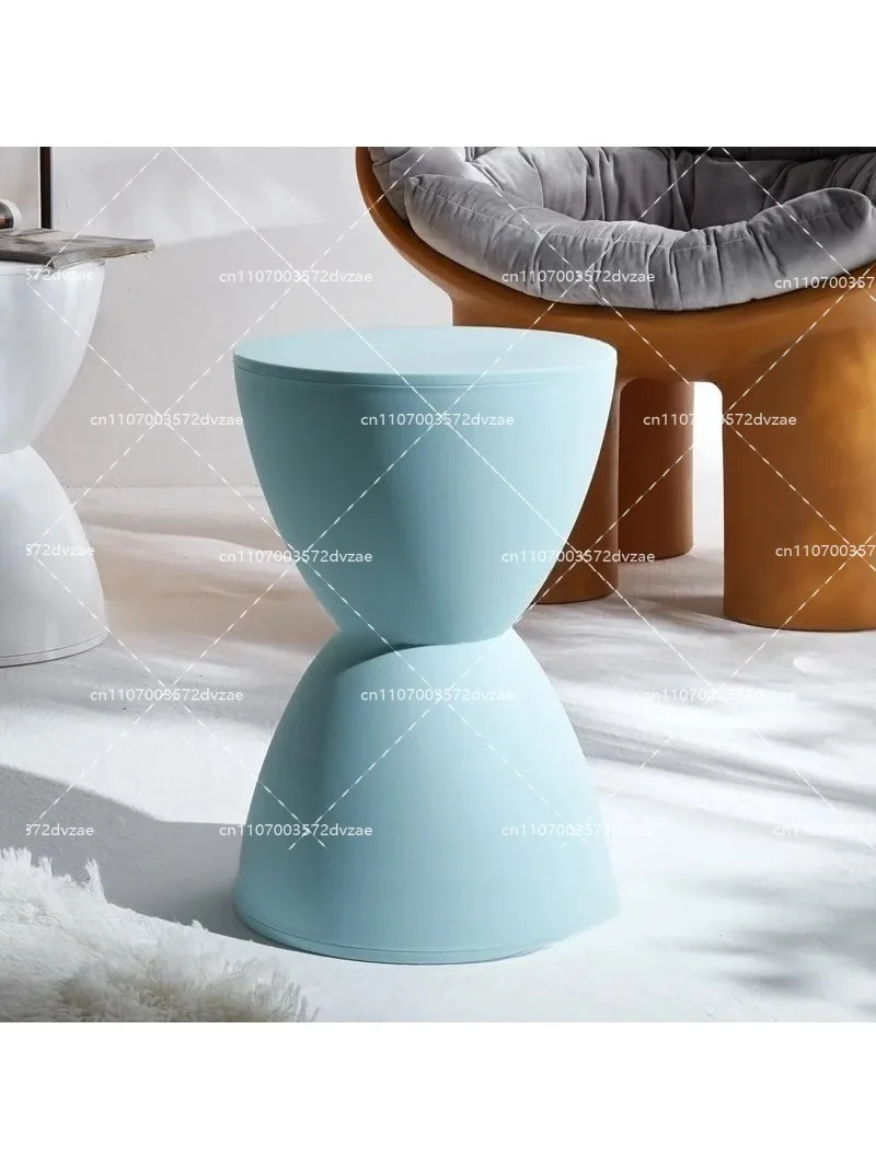 Thickened Plastics Stool  Small Round Stool Hourglass Stool Living Room Entry Shpe Changing Stools