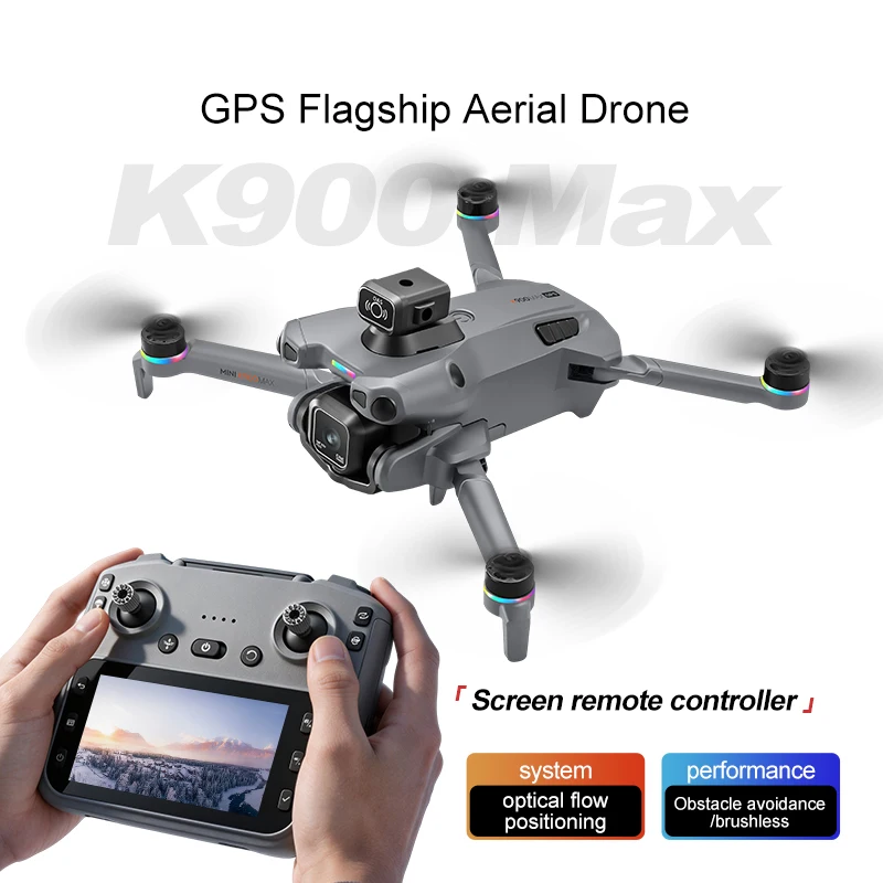 

2026 NEW Original K900 PRO RC Drone 8K HD Dual Cameras WiFi GPS 20mins Flight Aerial Photography Quadcopter Remote Control Toys