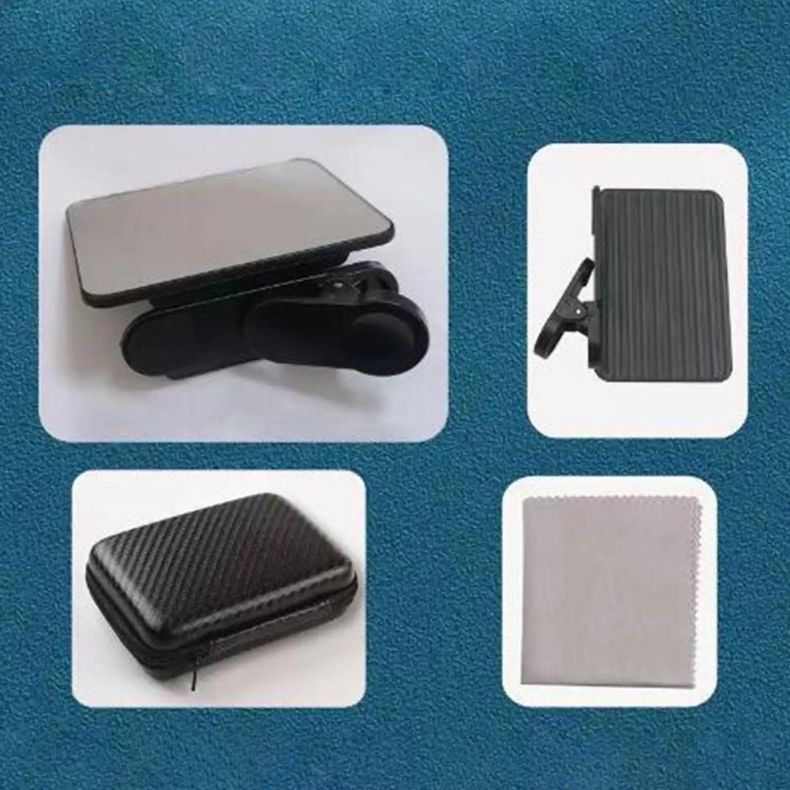 Mobile Phone Reflection Camera Clip Selfie Reflector Mirror Reflection Clip Kit Tools Universal Adjustable Reflection Clip