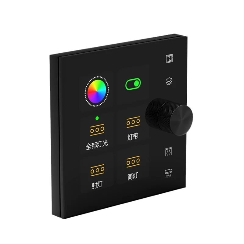 ABZW Tuya Wifi Smart Switch Panel Smart Home Zigbee Schakelaar Voor Meerkanaals Verlichting Scènes Gordijnen Dimmen Schakelaars