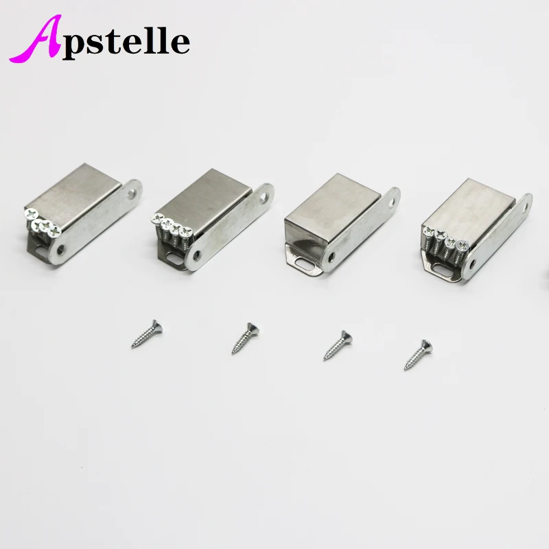 Apstelle Stainless Steel Magnetic Door Catch, Heavy Duty Magnet Latch Cabinet Catches for Cabinets Shutter Closet Furniture Door