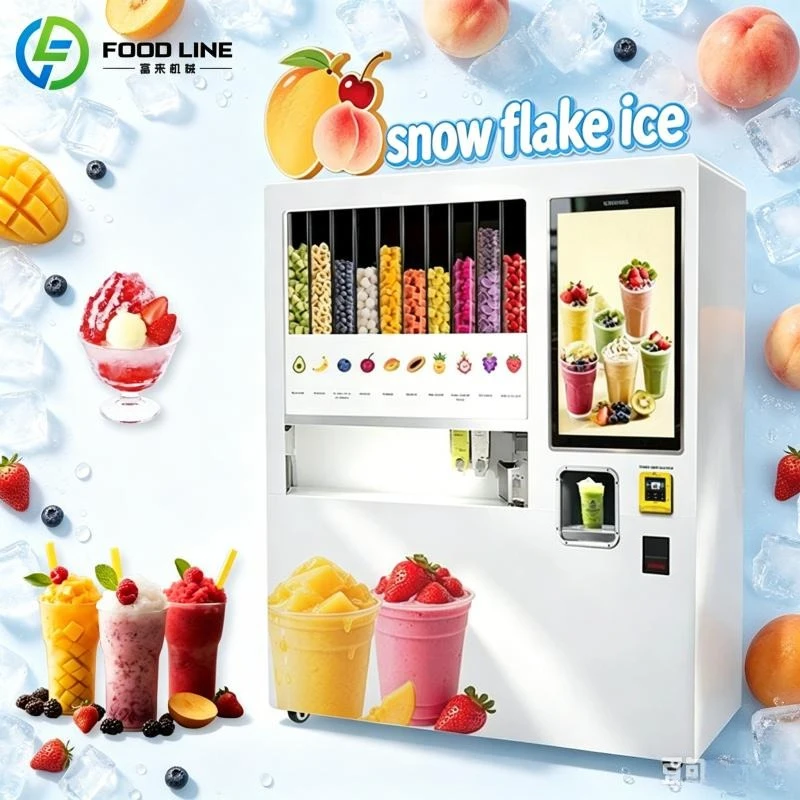 Fruit Smoothie Self-Servicevending Machine Frozen Food Fruit Fresh Smoothie Vending Machine FL Customized