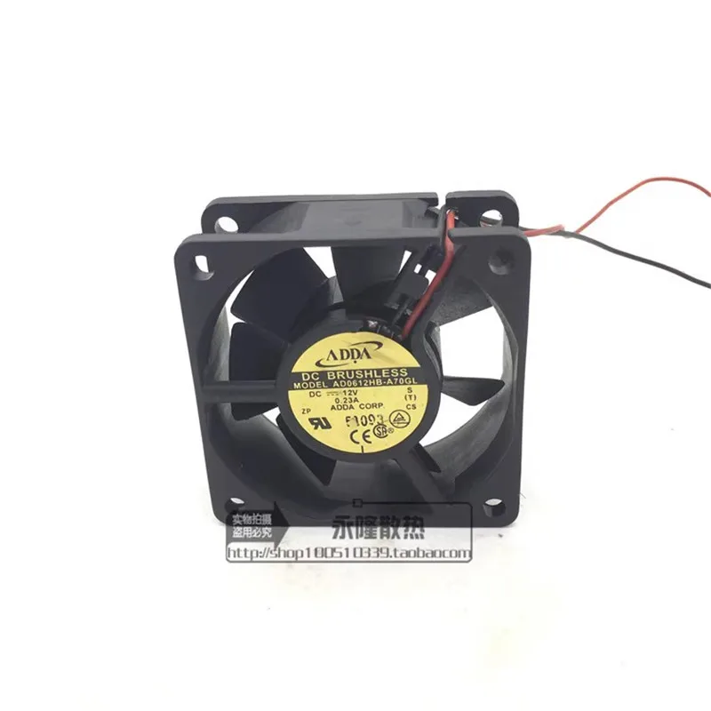 

Original 60 * 60 * 25MM 6CM chassis CPU power Cooling fan AD0612HB-A70GL 12V 0.23A