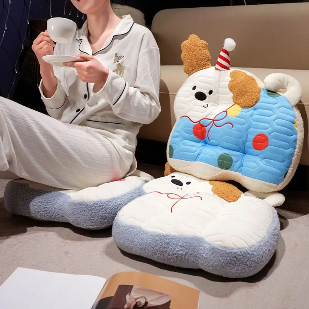 

Cooling Seat Cushion, Cartoon Dog Pattern Non-slip Bottom Lumbar Cushion, Home Decor Breathable Soft Washable Seat Pad Office