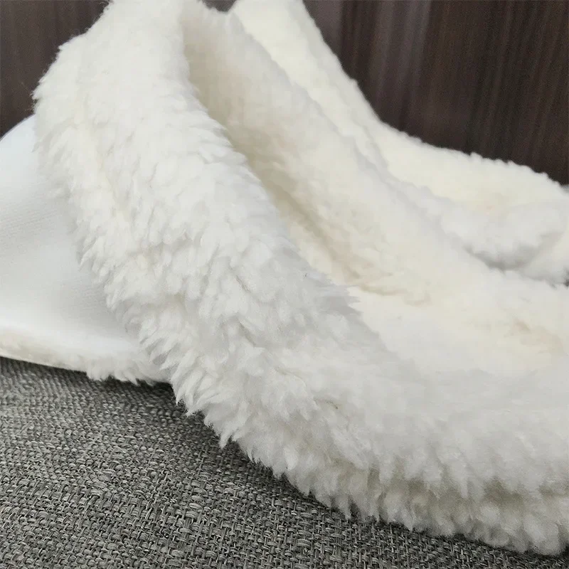 Neue Winter Warme Knöchel Socke Schuh Charms Verdicken Plüsch Einlegesohle für Frauen Männer Schuh Abdeckungen Abnehmbare Plüsch Liner Schuhe Charme Einlegesohlen – Detail 4