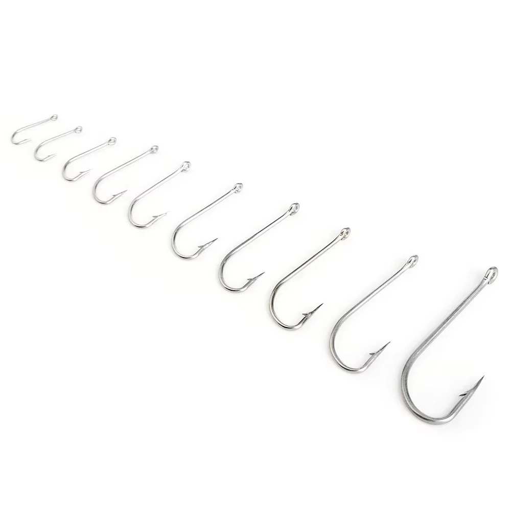 NGB 401SS Stainless Iron Barbed Hook 6/0#-1/0# 25pcs/pack 1#-8# 50pcs/pack Jigging Carp Fishing Hook O\'SHAUCHNESSY Hook